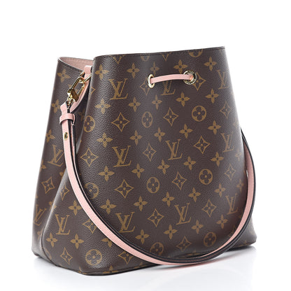 Louis Vuitton Monogram Neonoe MM Rose Poudre 3 of 12