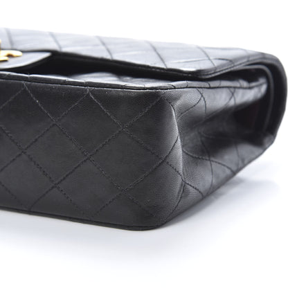 Chanel Lambskin Quilted Medium Double Flap Black 11 of 16