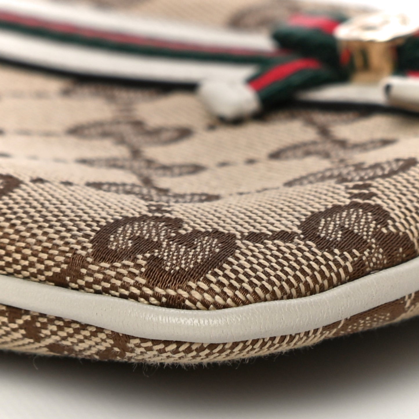 Monogram Mayfair Wristlet Off White