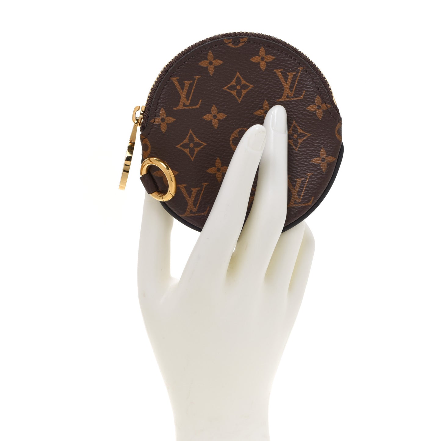 Mini Monogram Trio Pouch Round Coin Purse