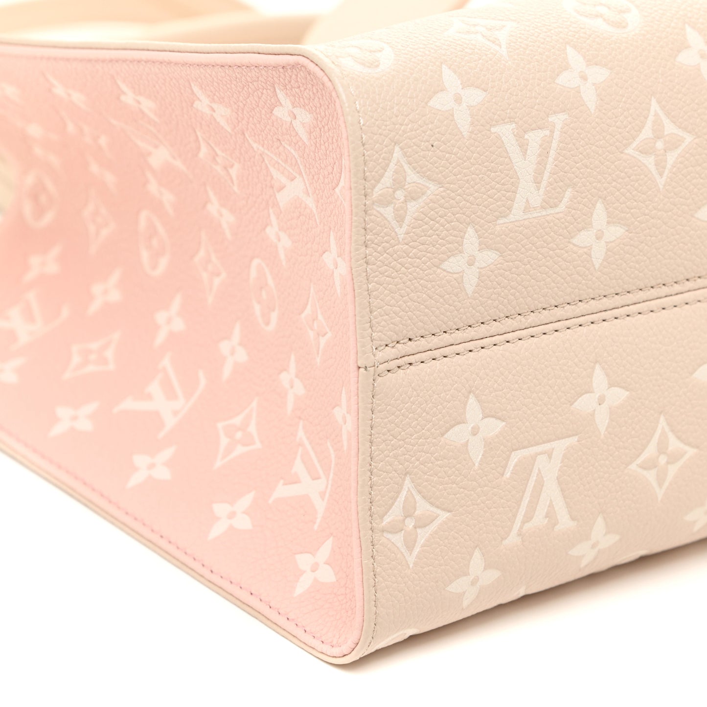 Empreinte Monogram Spring In The City Onthego MM Beige Pink Yellow