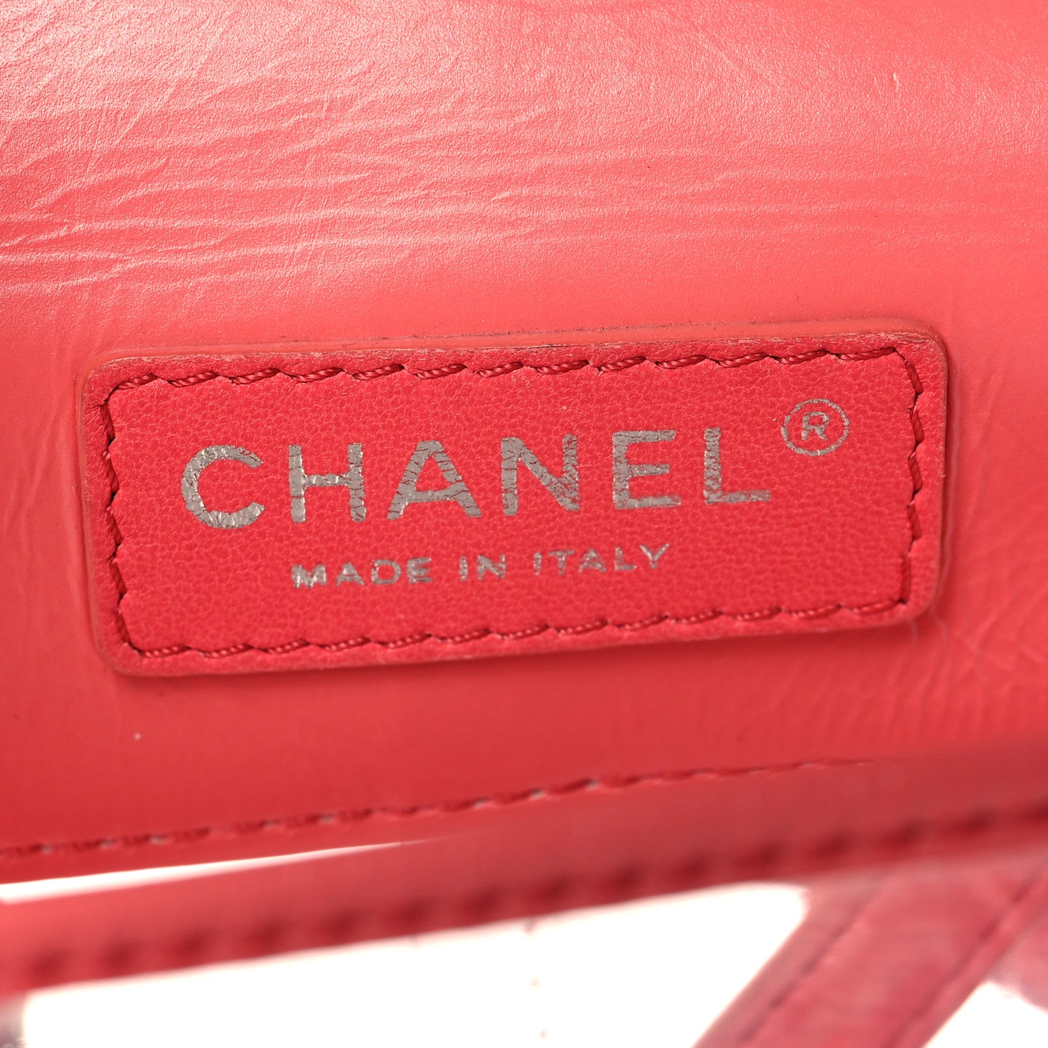 Chanel Crumpled Calfskin PVC Quilted Backpack Pink 6 of 12