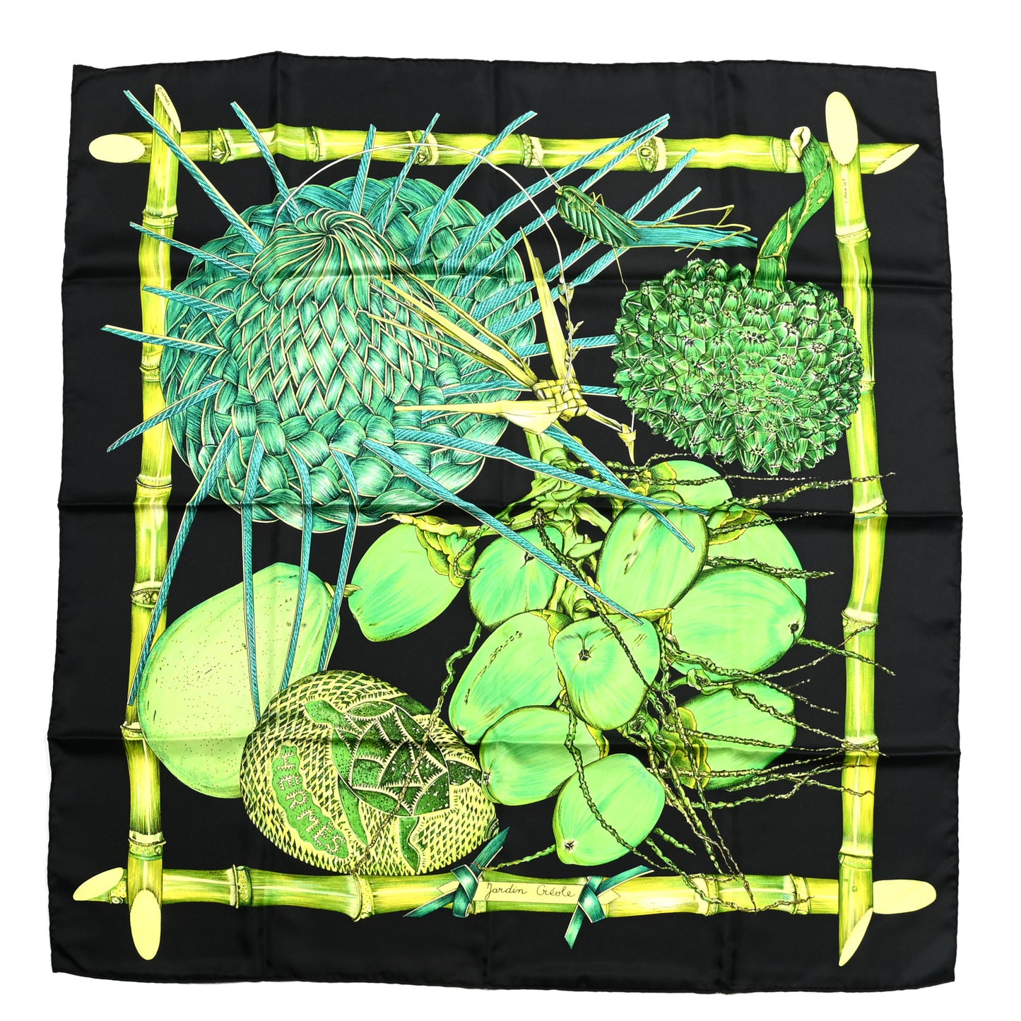 Silk Jardin Creole Scarf 90