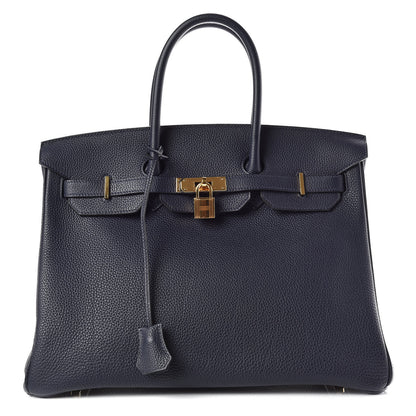 Hermes Togo Birkin 35 Bleu Nuit 1 of 32