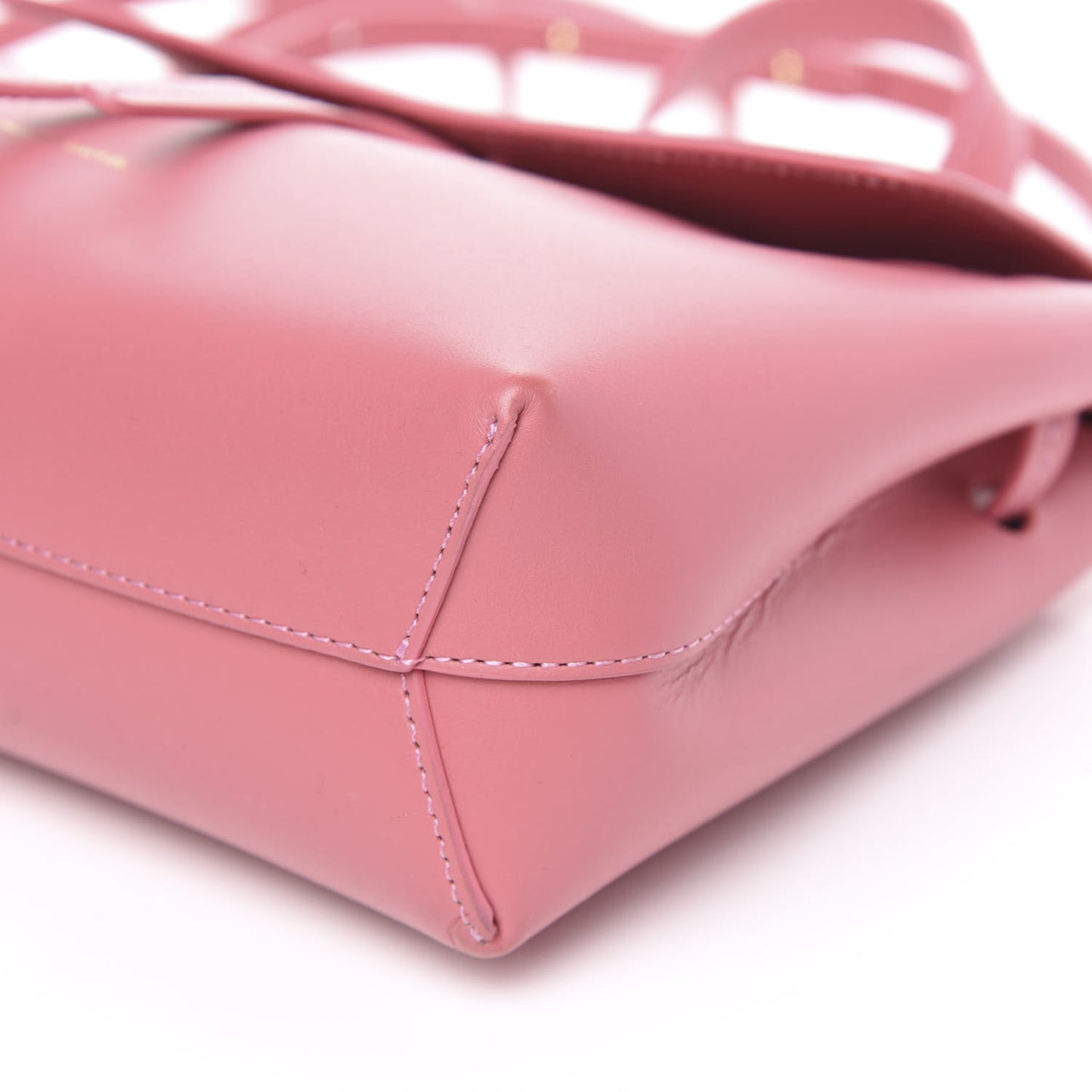 Calfskin Mini Mini Lady Bag Pink