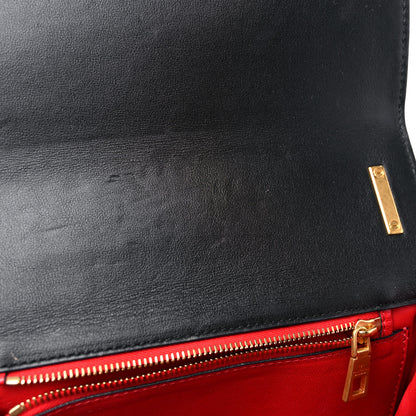 Valentino Garavani Grainy Calfskin Stud Sign Shoulder Bag Black 11 of 14