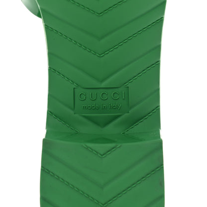Gucci Rubber Gucci Logo Womens Platform 20/60mm Slide Sandals 39 New Shamarock 6 of 8