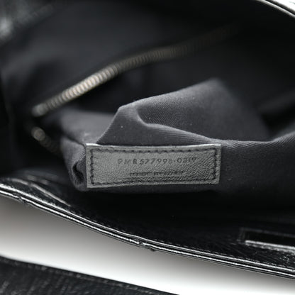 Saint Laurent Crinkled Calfskin Matelasse Monogram Niki Shoulder Bag Black 7 of 10