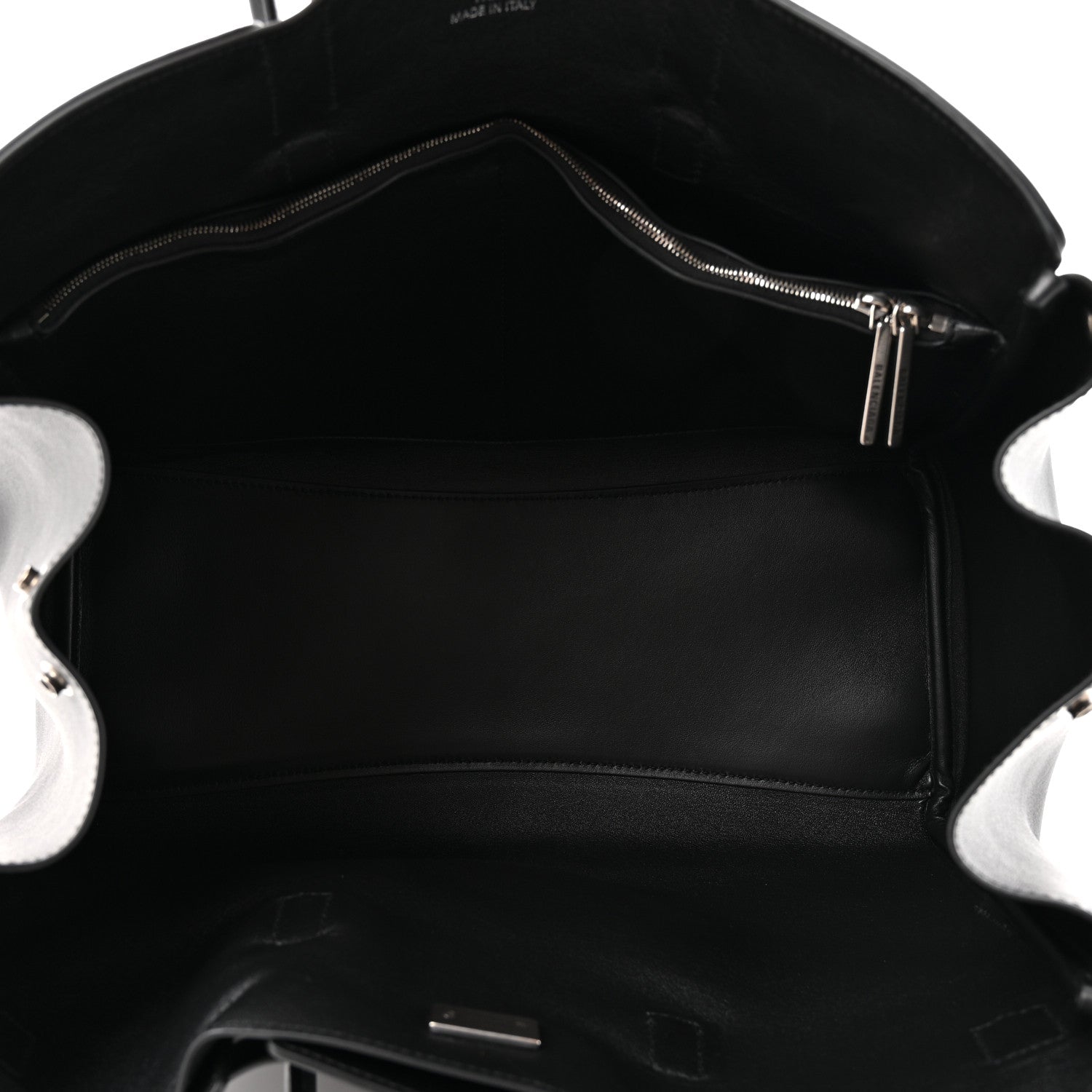 Balenciaga Smooth Calfskin Medium Bel Air Carry All Bag Black 5 of 10