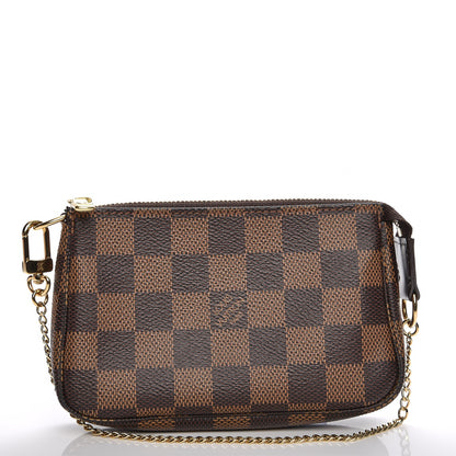 Louis Vuitton Damier Ebene Mini Pochette Accessories 1 of 8