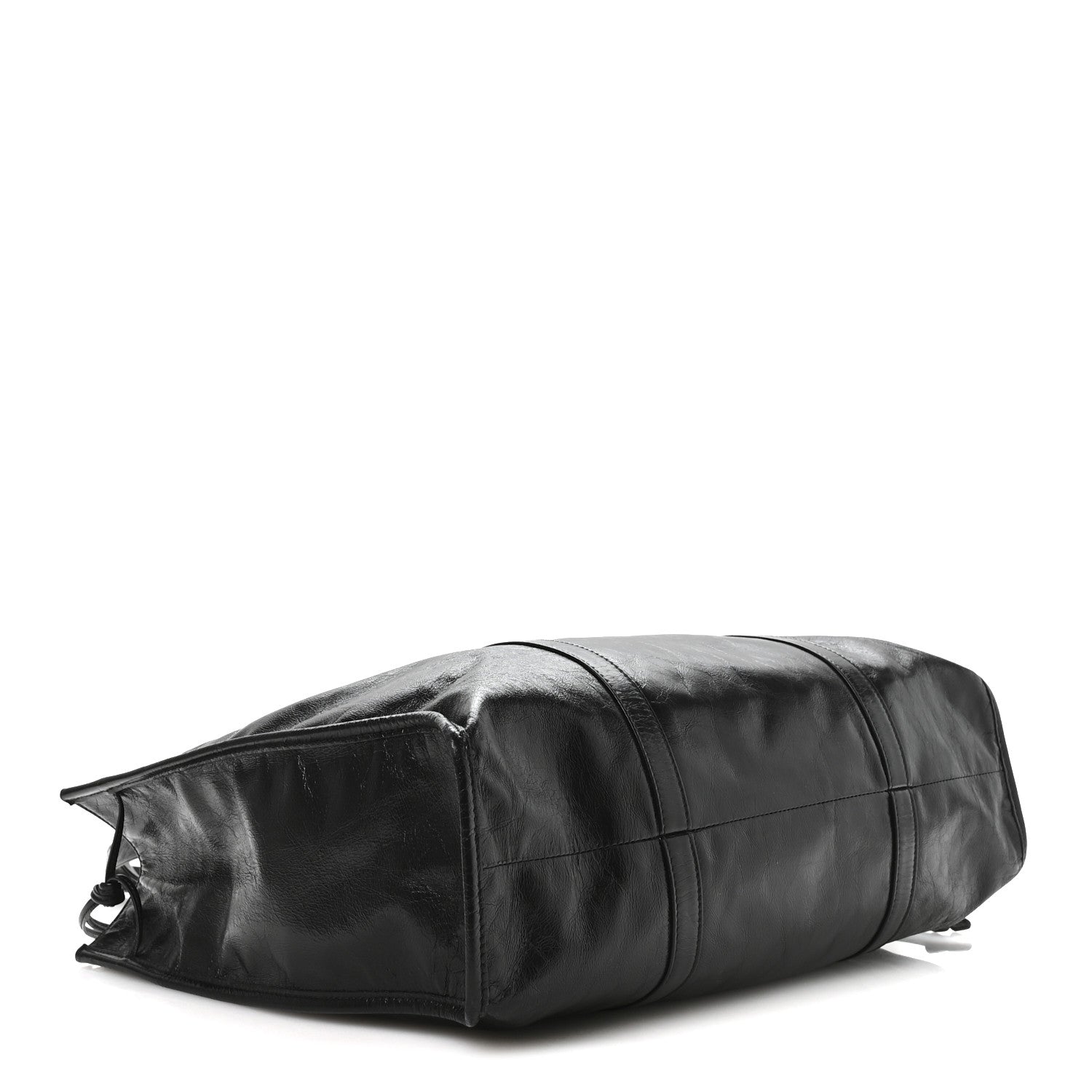 Prada Soft Lux Large Shopping Tote Black 4 of 11