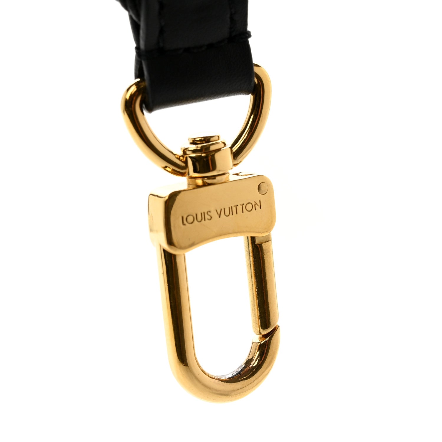 Louis Vuitton Nylon Petite Malle Souple Shoulder Strap Black 3 of 3