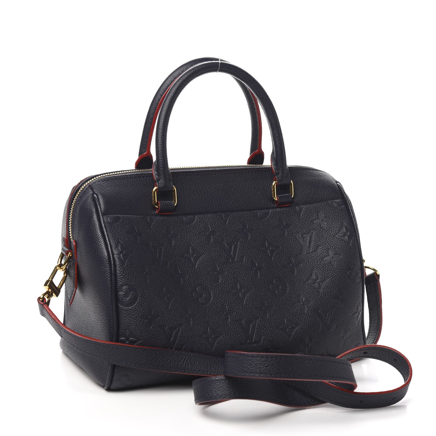 Louis Vuitton Empreinte Speedy Bandouliere 25 NM Marine Rouge 2 of 9