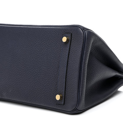Hermes Togo Birkin 30 Bleu Nuit 10 of 12