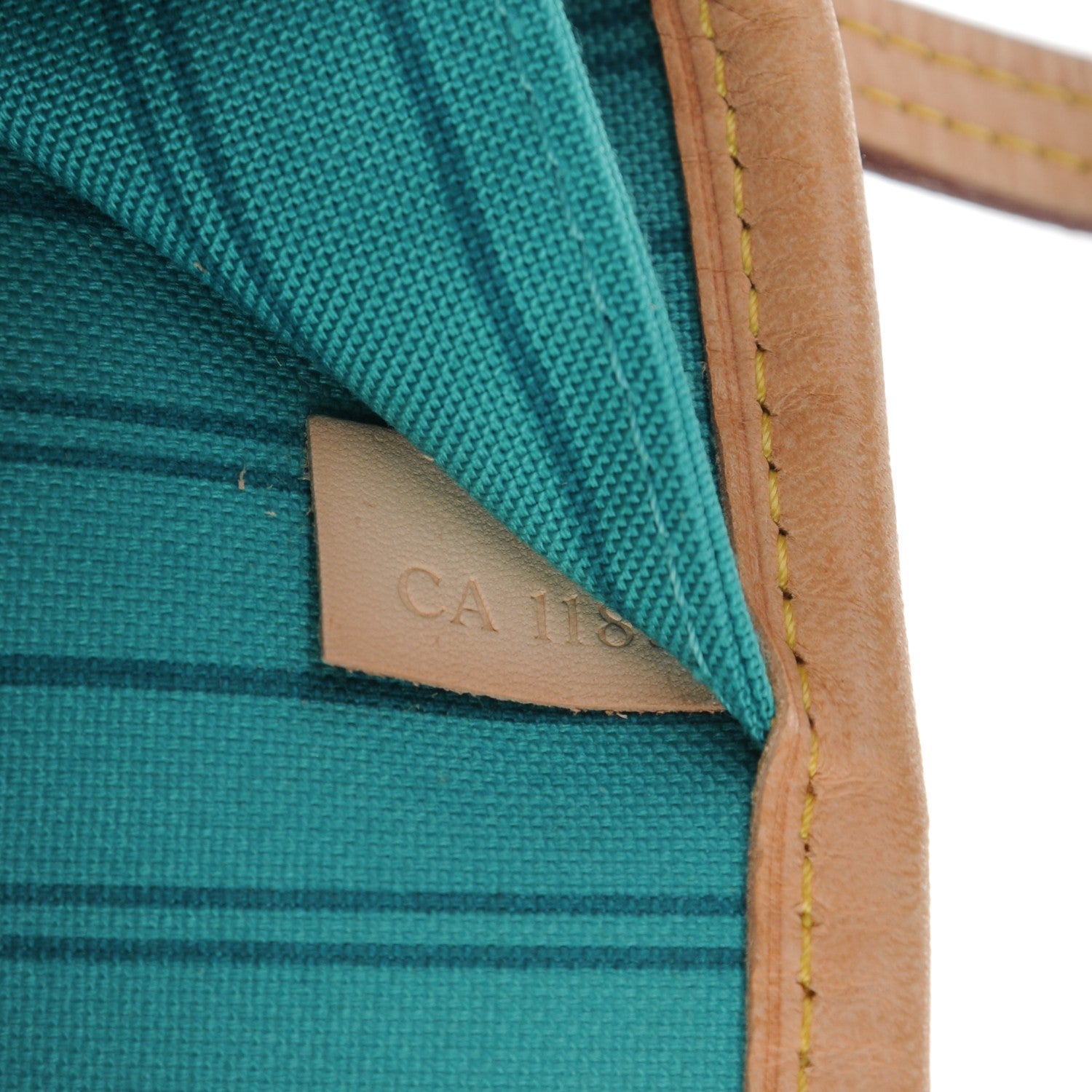 Louis Vuitton Monogram V Neverfull MM Turquoise 7 of 8