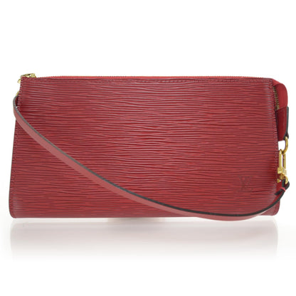 Louis Vuitton Epi Pochette Accessories 24 Rouge 1 of 8