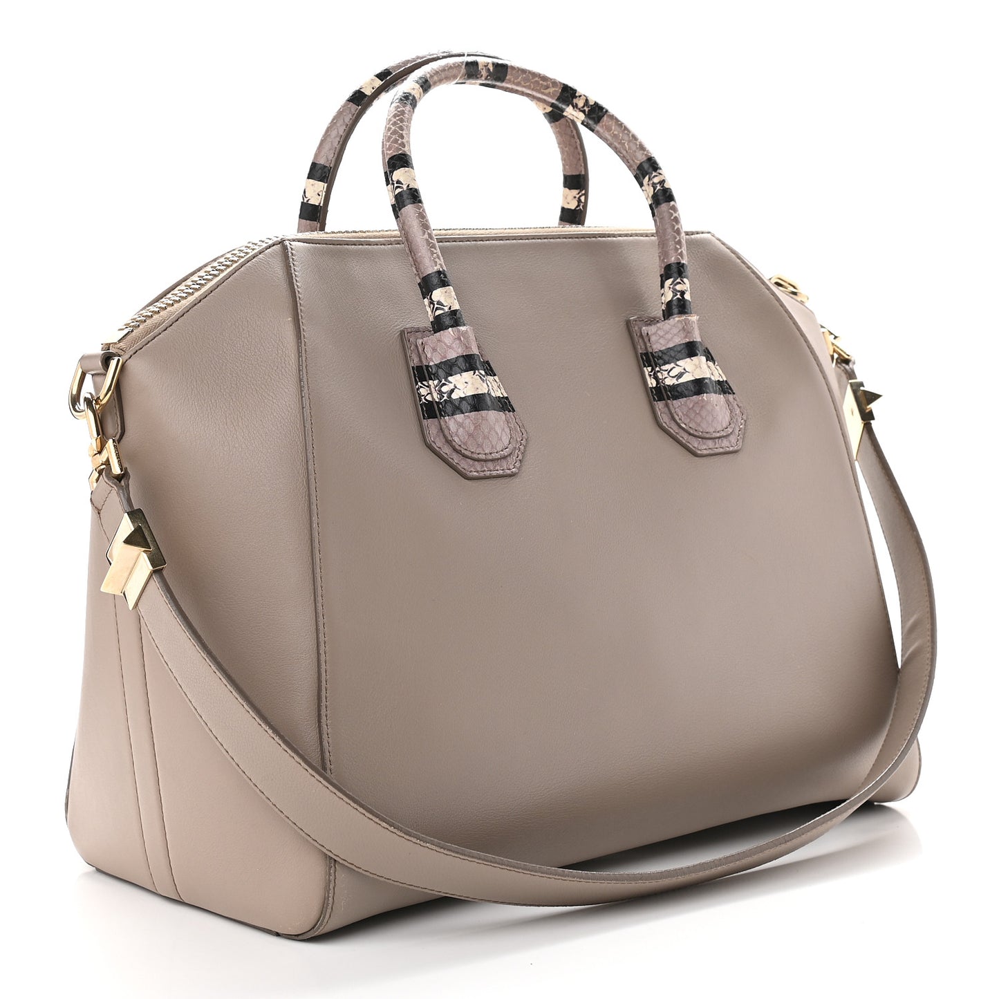Calfskin Ayers Trim Medium Antigona Grey