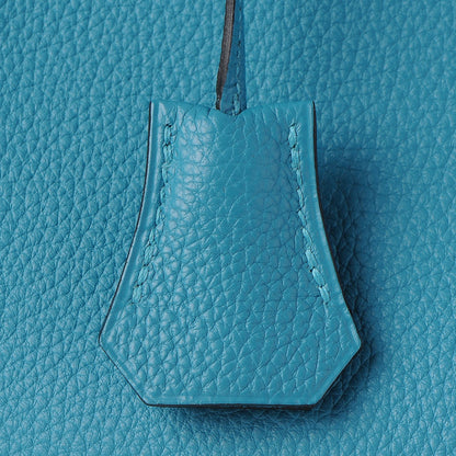 Hermes Togo Birkin 25 Turquoise 13 of 31
