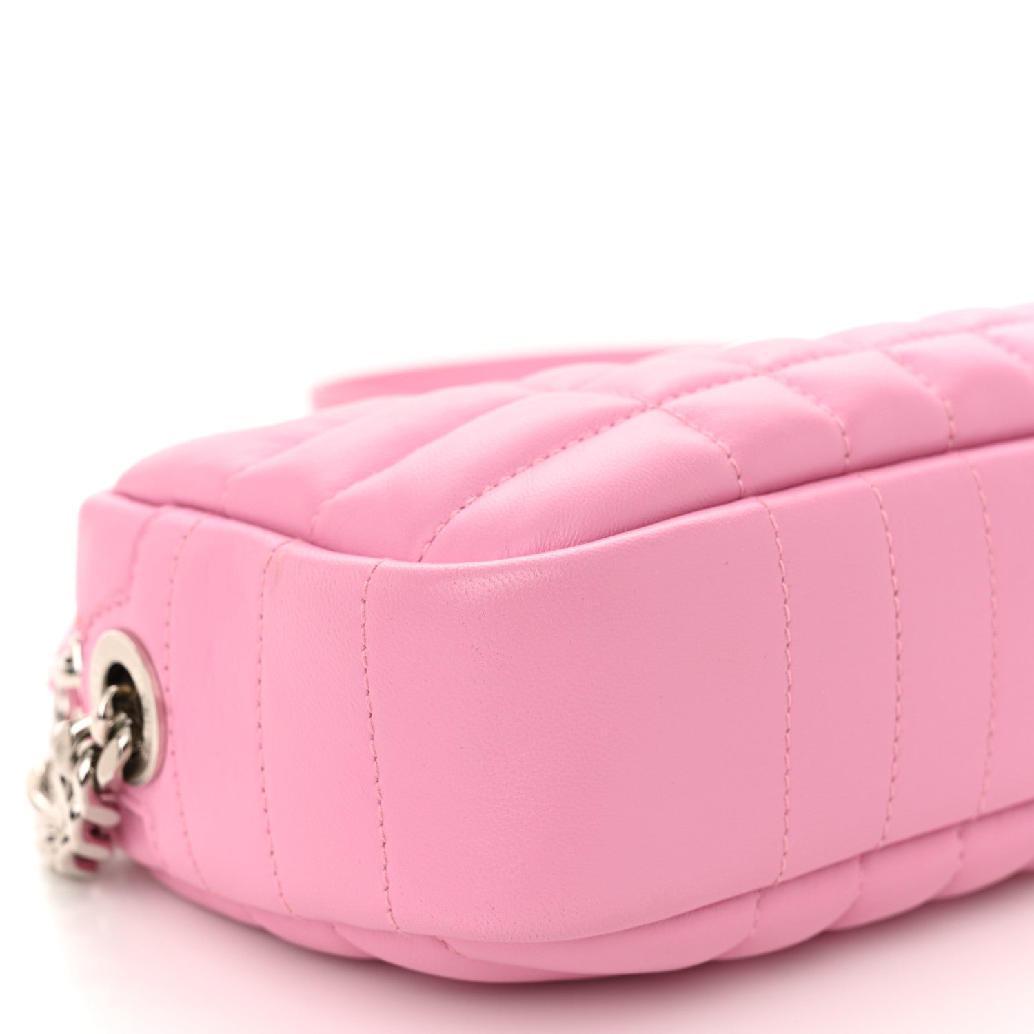 Burberry Calfskin Quilted Small Lola Camera Bag Primrose Pink 8 of 11