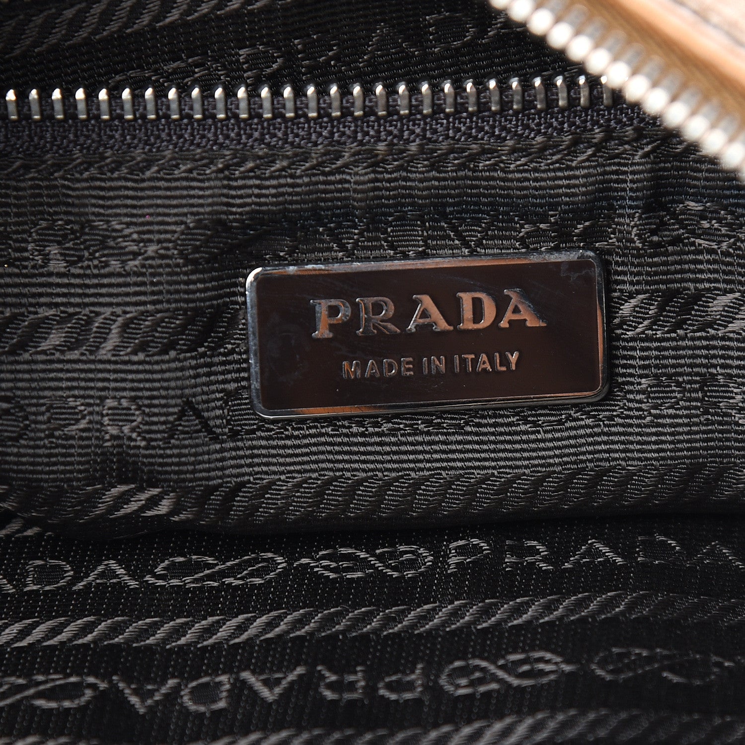 Prada Vitello Daino Shoulder Bag Naturale 6 of 11