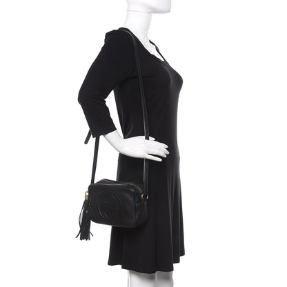 Gucci Pebbled Calfskin Small Soho Disco Bag Black 2 of 9