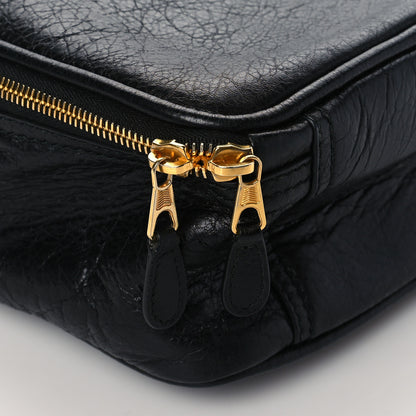 Balenciaga Agneau S Blanket Square Tote Black 8 of 9
