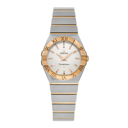 Omega Stainless Steel 18K Red Gold 22mm Constellation Quartz Watch 123.20.27.60.02.003 1 of 4