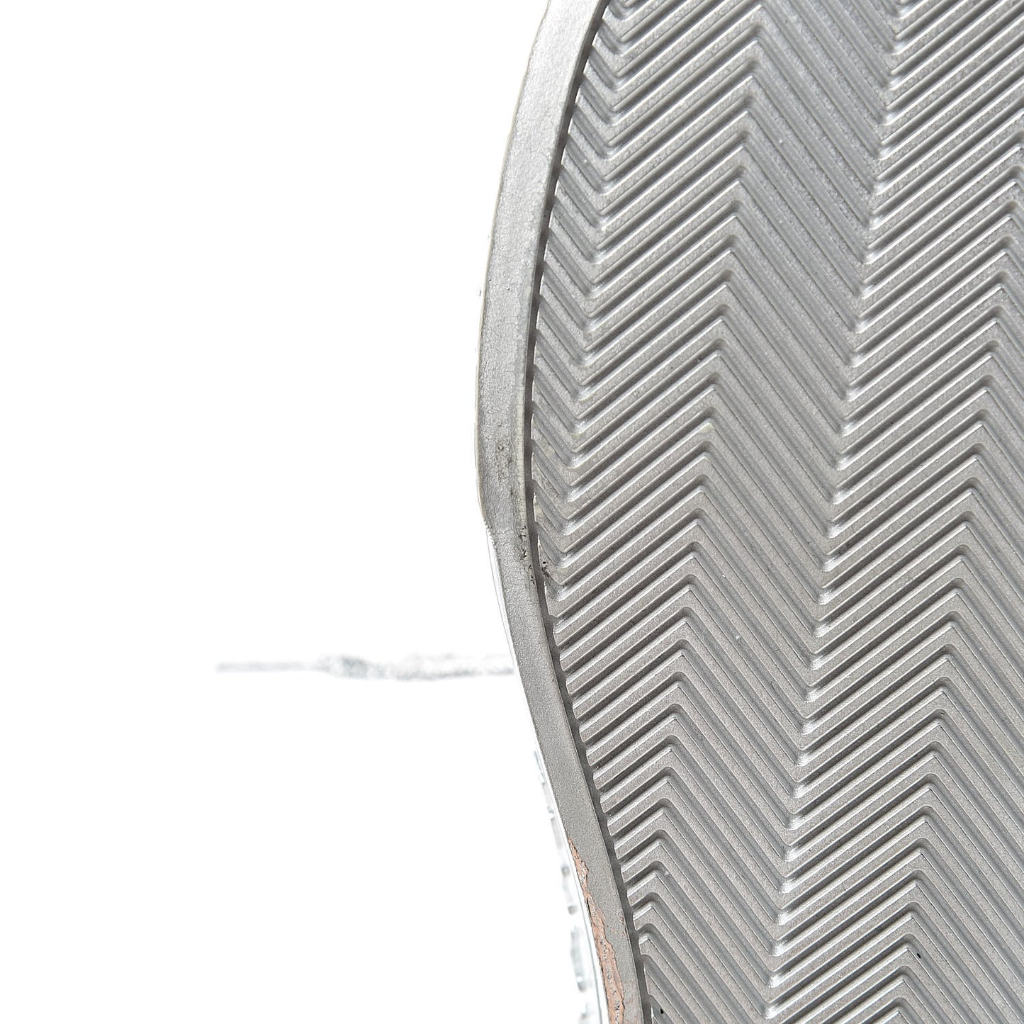 Laminated Lambskin Sneakers 37.5 Silver