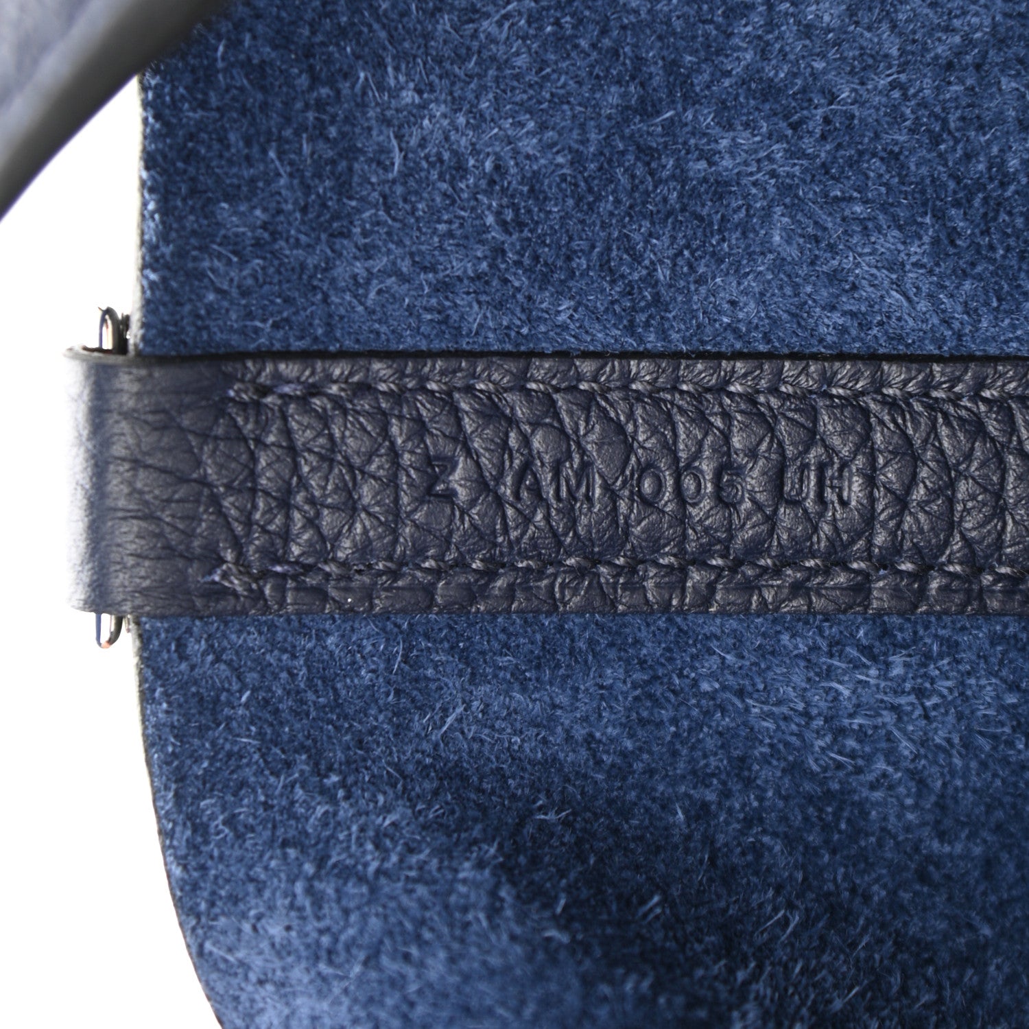 Hermes Taurillon Clemence Eclat Picotin Lock 18 PM Bleu Nuit Bleu Zellige 7 of 11