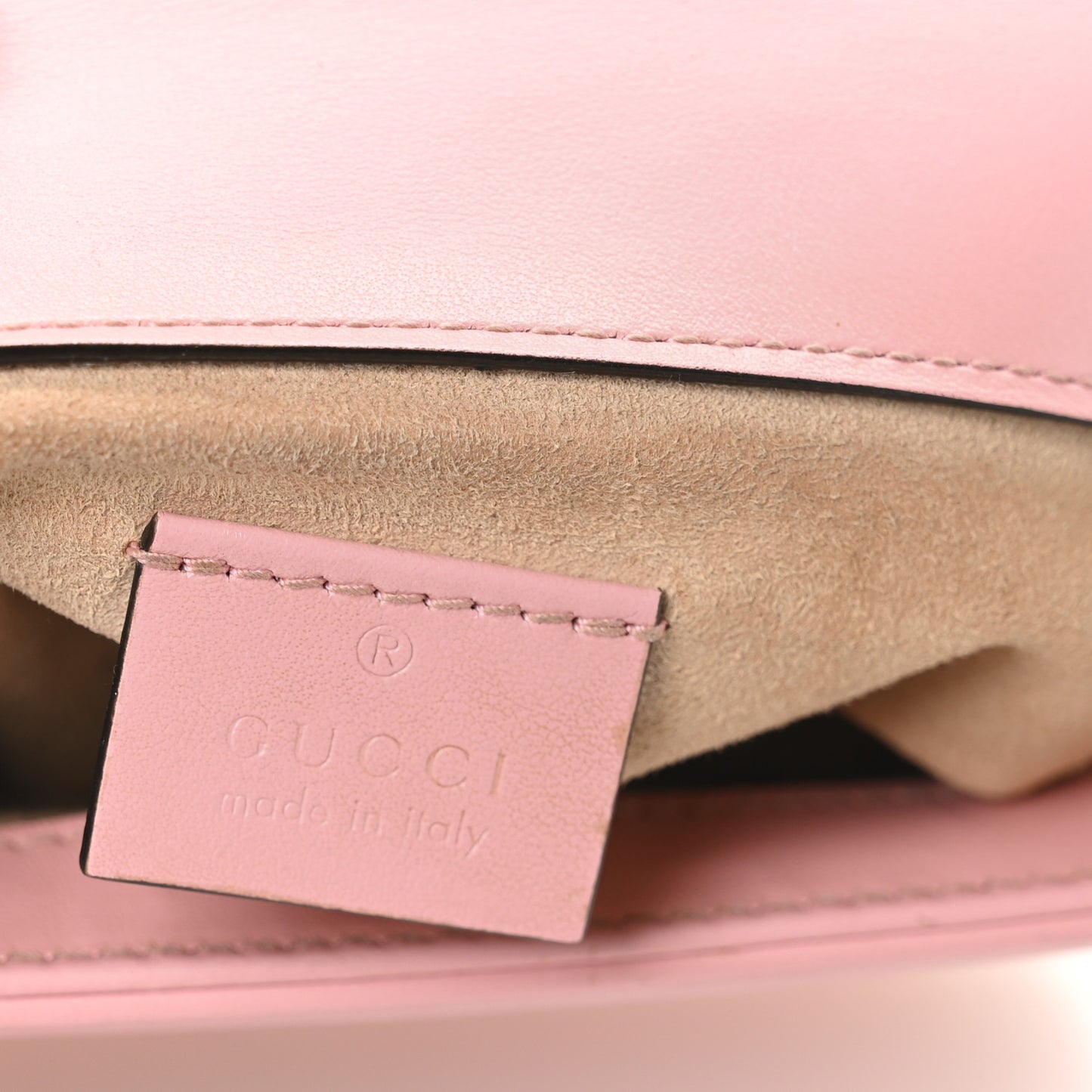 Calfskin Matelasse Mini GG Marmont Top Handle Shoulder Bag Wild Rose