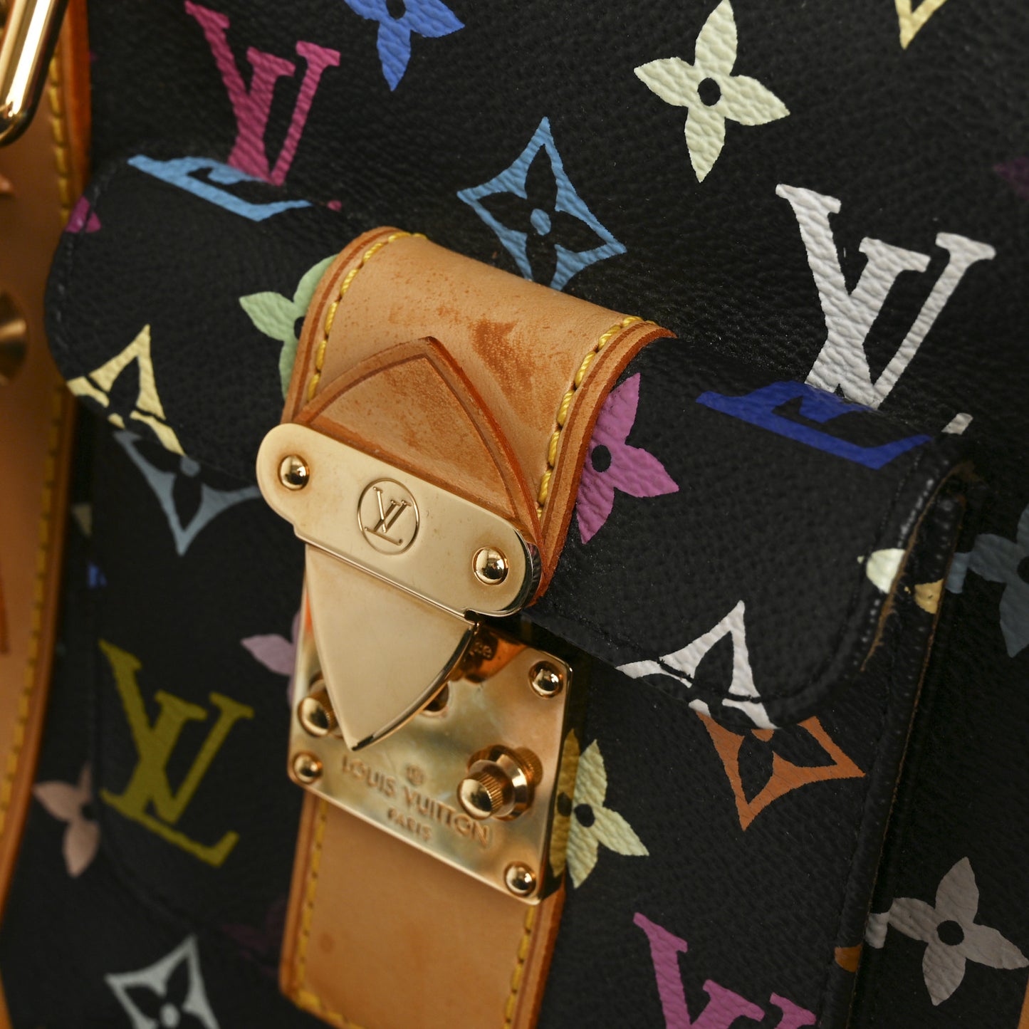 Monogram Multicolor Keepall 45 Black