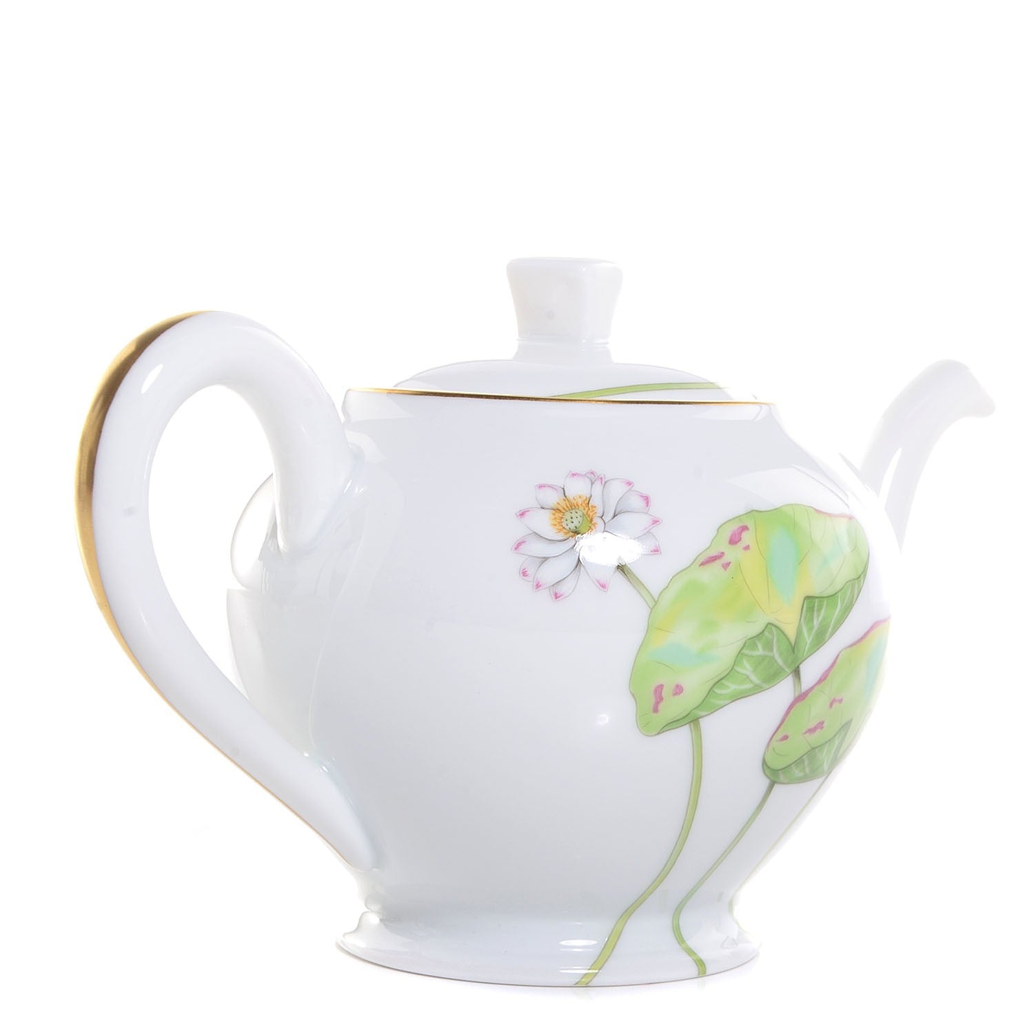 Hermes Porcelain Nil Teapot for 2 2 of 7