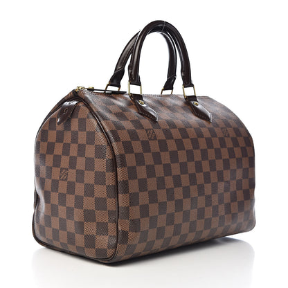 Louis Vuitton Damier Ebene Speedy 30 3 of 10