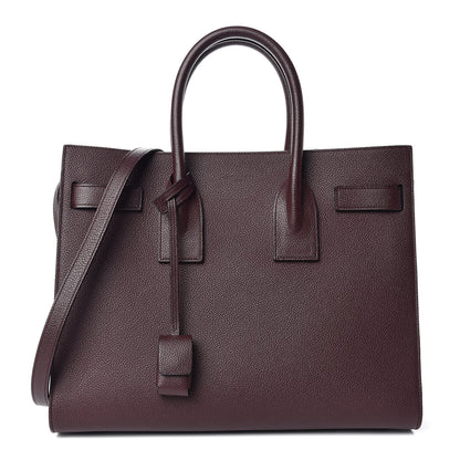Saint Laurent Grained Calfskin Small Classic Sac De Jour Amaranto 1 of 11