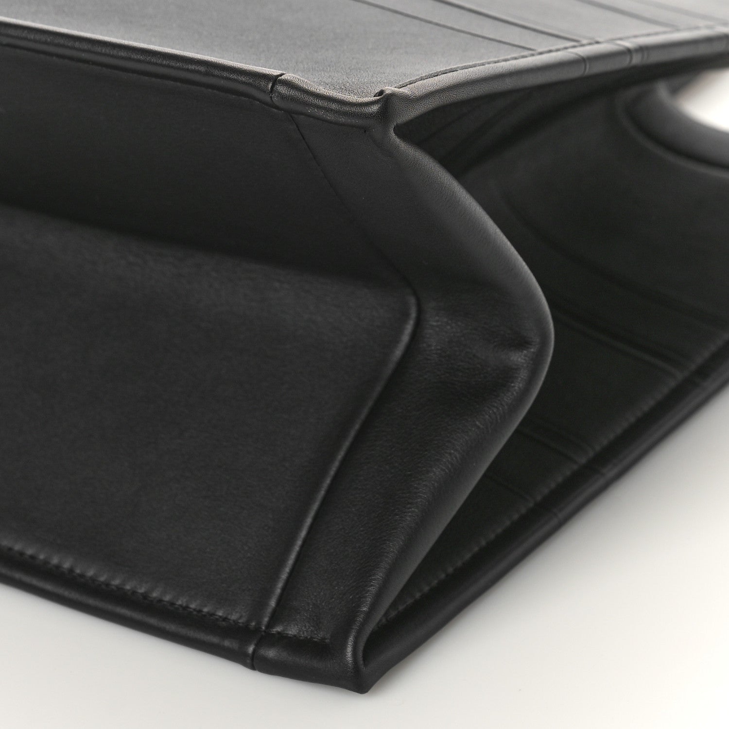 Christian Dior Calfskin Embossed Medium Book Tote Black 9 of 9