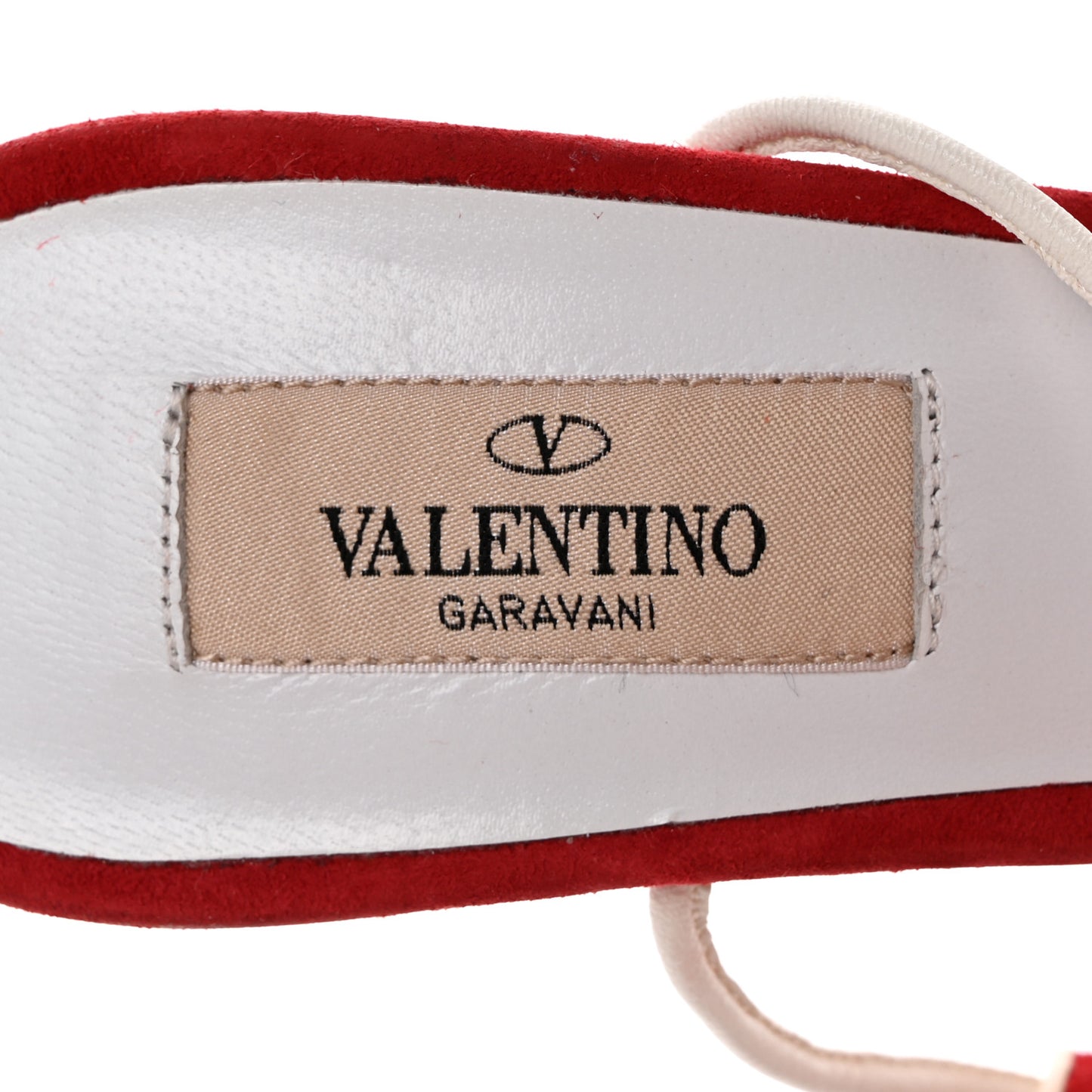 Suede Free Rockstud Ankle T-Strap 105mm Sandals 40 Rosso Valentino White