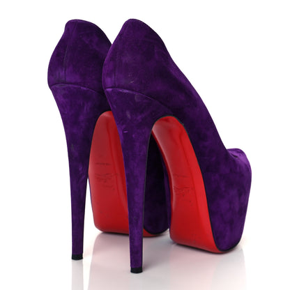 Christian Louboutin Suede Daffodile 160 Pumps 40 Violet 4 of 10