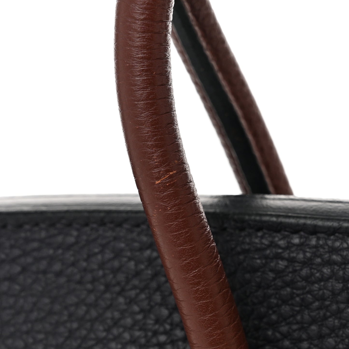 Togo Bi-Color Horseshoe Birkin 35 Bleu Nuit Rouge H