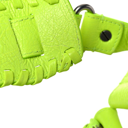 Balenciaga Agneau Arena Le Cagole Shoulder Bag XS Fluo Yellow 17 of 22