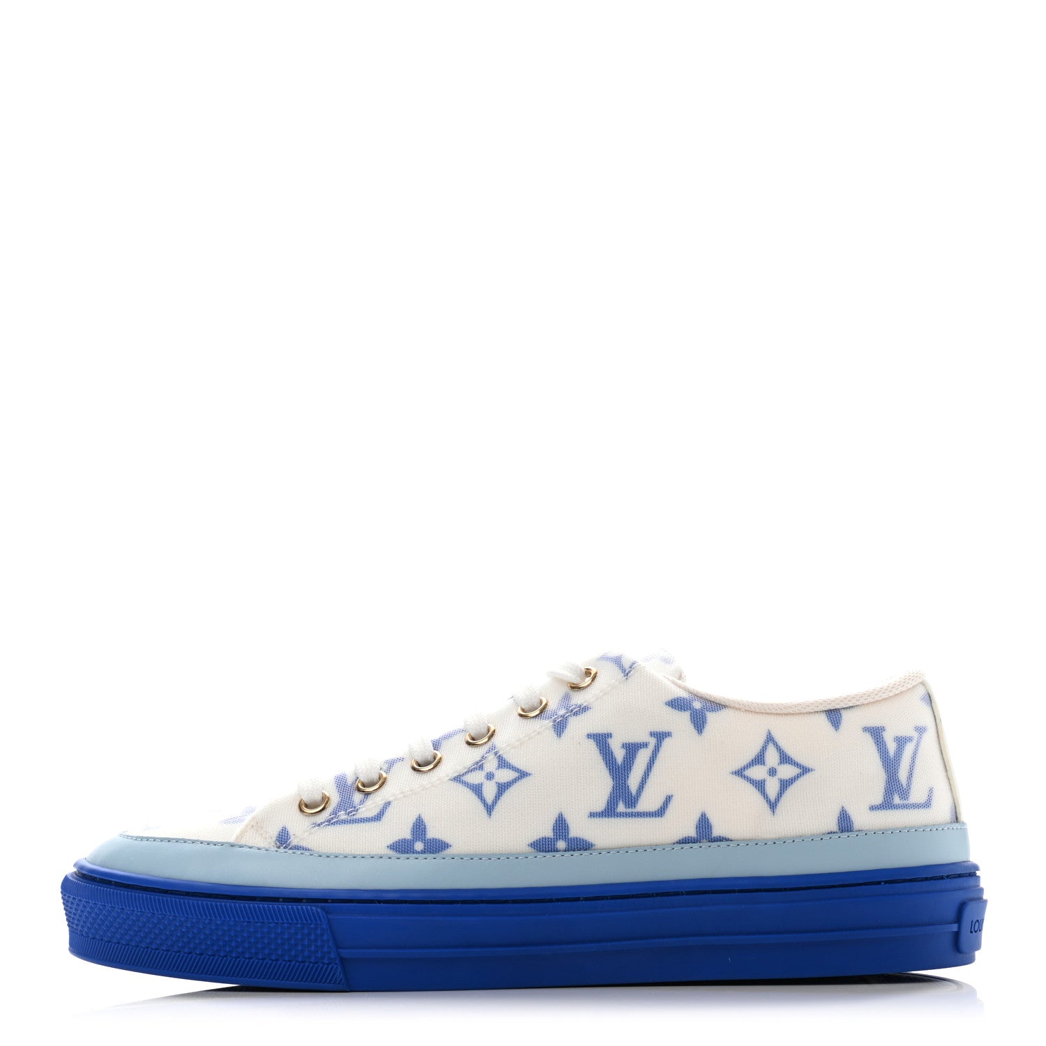 Louis Vuitton Technical Fabric Monogram Stellar Sneakers 37 Blue 1 of 8