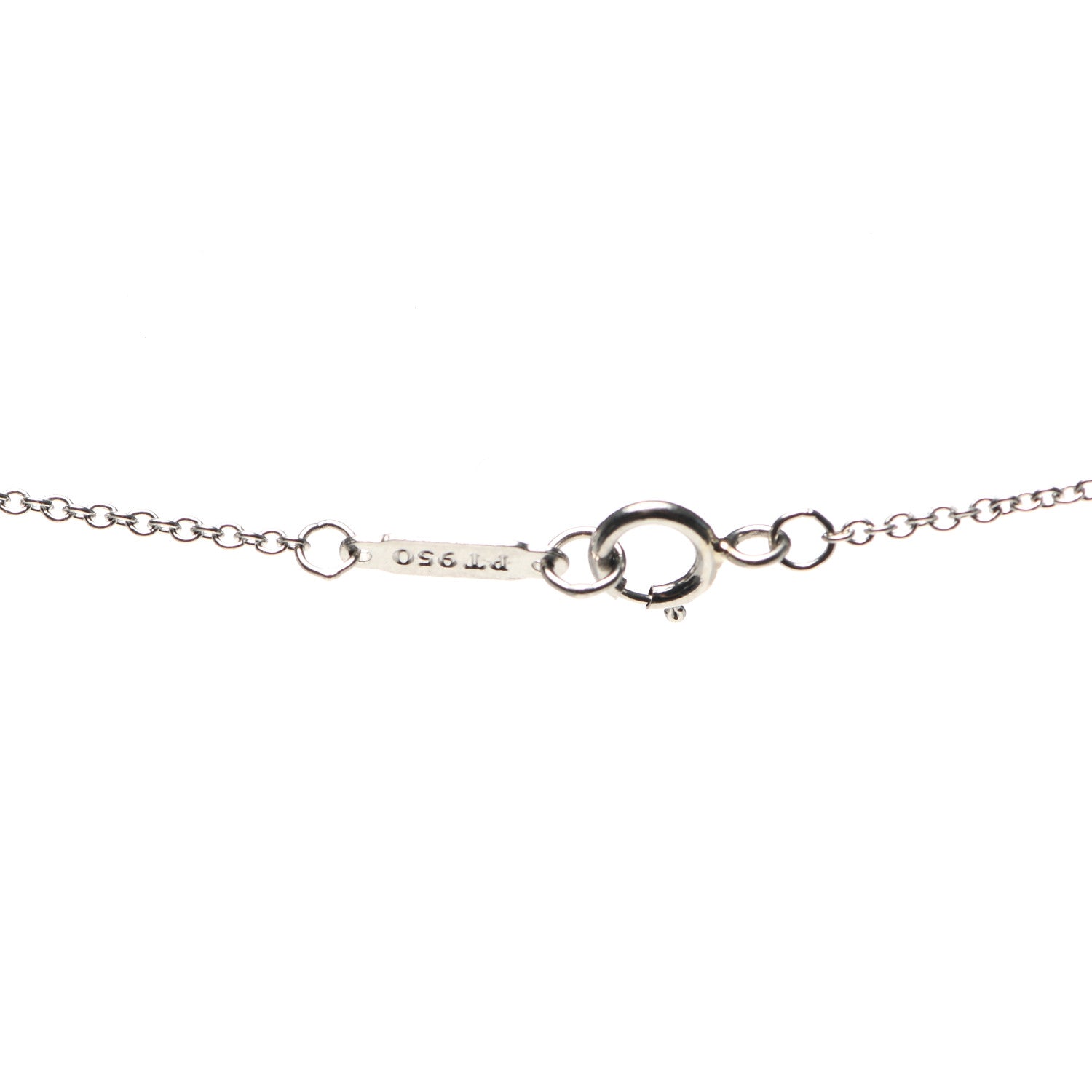 Tiffany Platinum Diamond Medium Cross Pendant Necklace 5 of 5