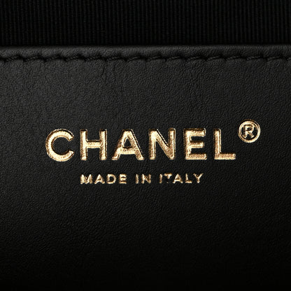 Chanel Caviar Quilted Fold Over Hobo Black 8 of 13