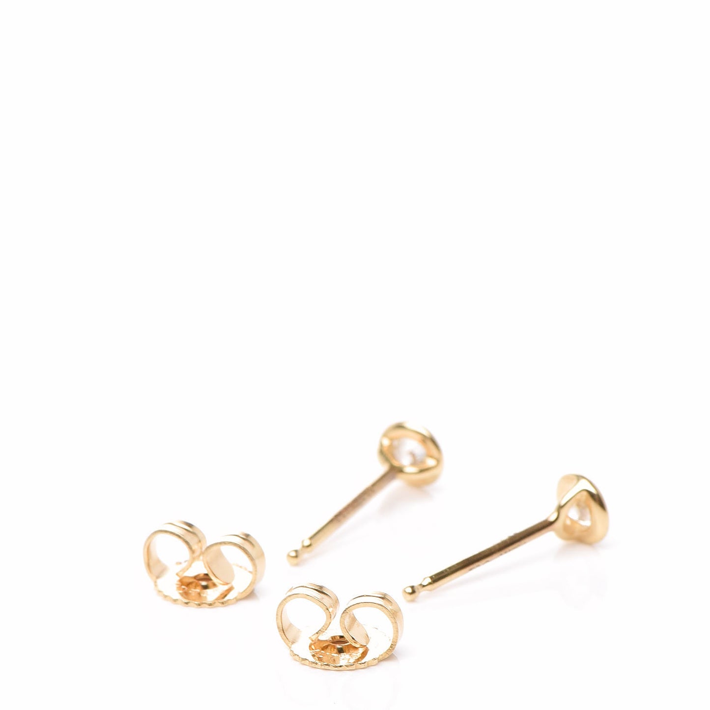 18K Yellow Gold Diamond .16ctw Elsa Peretti Diamonds By The Yard Earrings