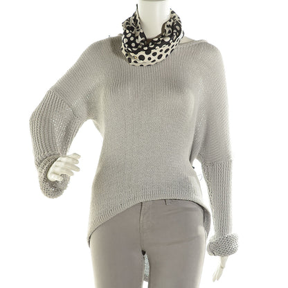 Louis Vuitton Silk Kusama Infinity Dots Infinity Snood Scarf Black White 2 of 4