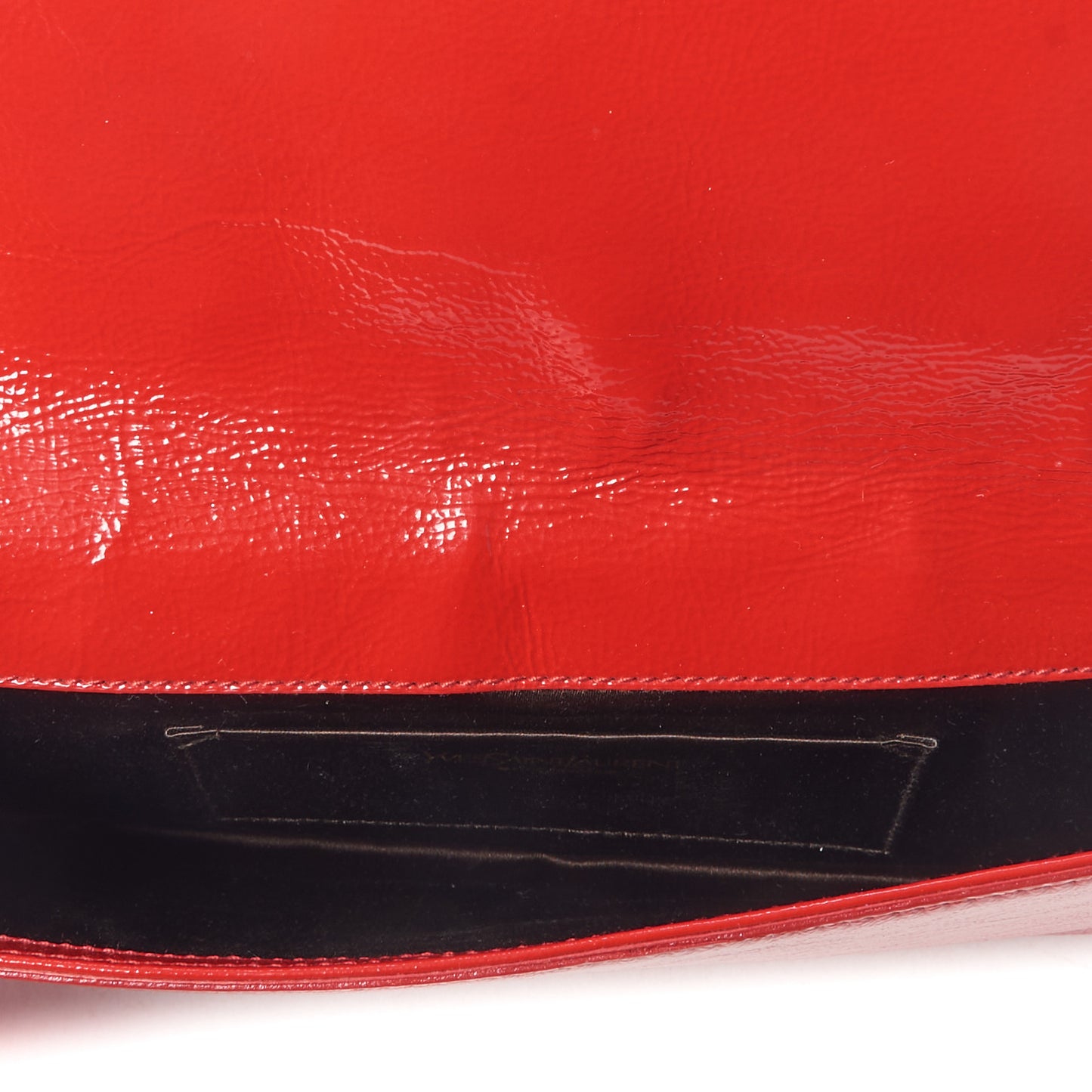 Textured Patent Small Belle De Jour Clutch Red