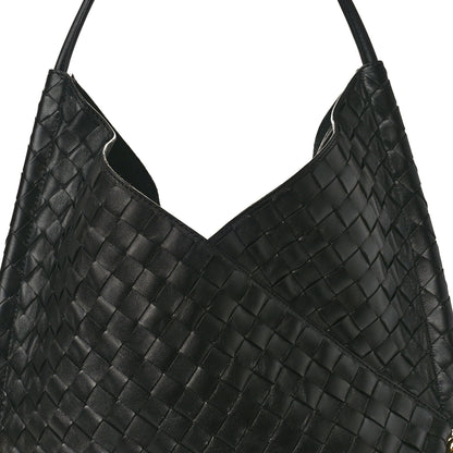 Bottega Veneta Nappa Intrecciato Medium Solstice Hobo Black 9 of 13