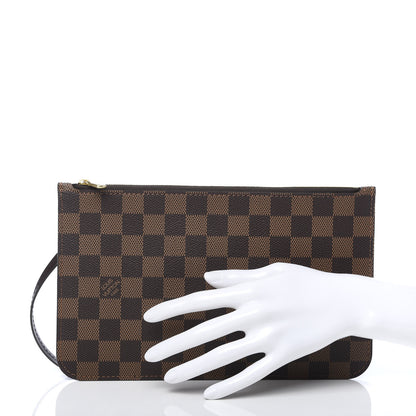 Louis Vuitton Damier Ebene Neverfull MM GM Pochette 2 of 7