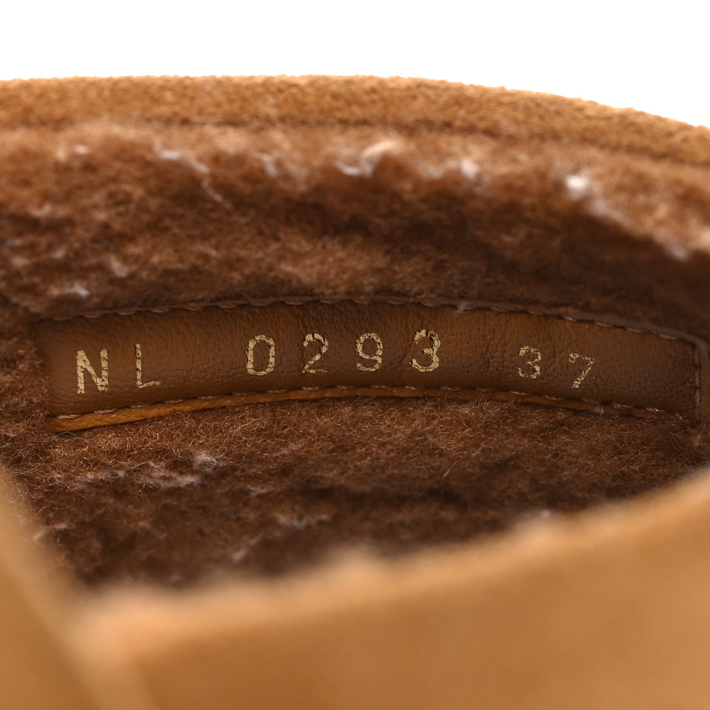 Suede Calfskin Embossed Monogram Aspen Platform Clog Mules 37 Cognac Brown