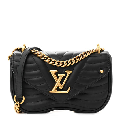 Louis Vuitton Calfskin New Wave Chain PM Black 1 of 16
