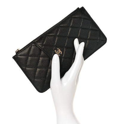 Chanel Caviar Quilted Classic iPhone Pouch Black 2 of 10